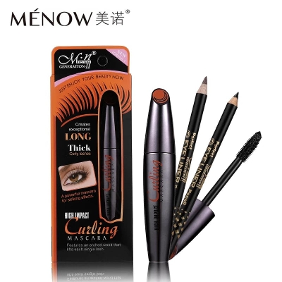 Picture of Menow High Impact Curling Mascara & 2 Pcs Eyeliner