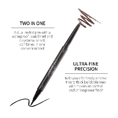 Picture of MENOW - Eyes Makeup Dual Head Liquid Eyeliner - 1g