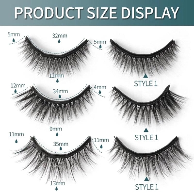 Picture of MAANGE 3 pairs Magnet False Eyelashes - MGY7151