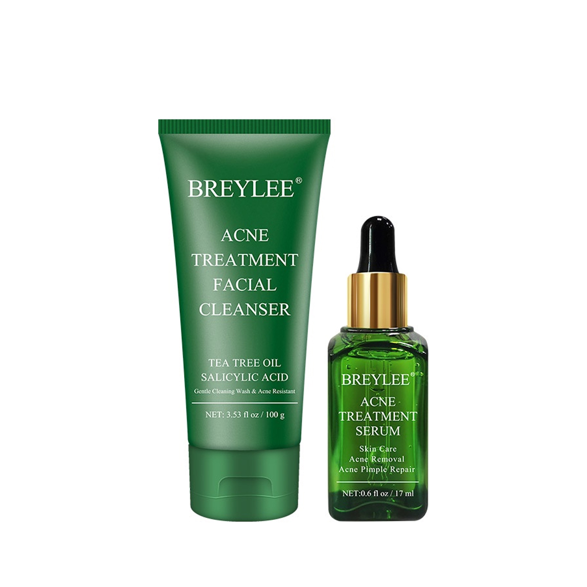 Picture of Breylee & Feny Acne Treatment set 4pcs Combo (Serum/Cream/Cleanser/Toner)