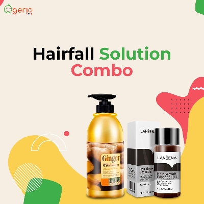 Picture of Bioaqua Herbal Hair Fall & Dandruff Solution Combo