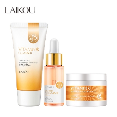 Picture of LAIKOU Vitamin C Serum/Cream/Face Wash ( 3pcs Set )