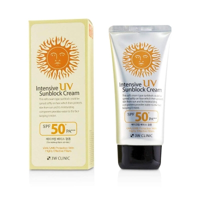 Picture of 3W Clinic Intensive UV Sunblock Cream SPF50 PA+++ 70ml