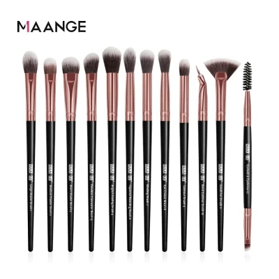 Picture of Maange Eye Brush Set -12 Pcs (Black Colour)