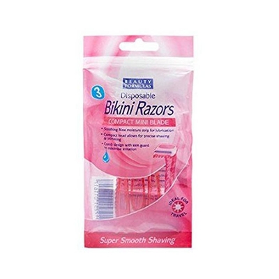 Picture of BeautyFormulas Dosposable Bikini Razors - 3pcs