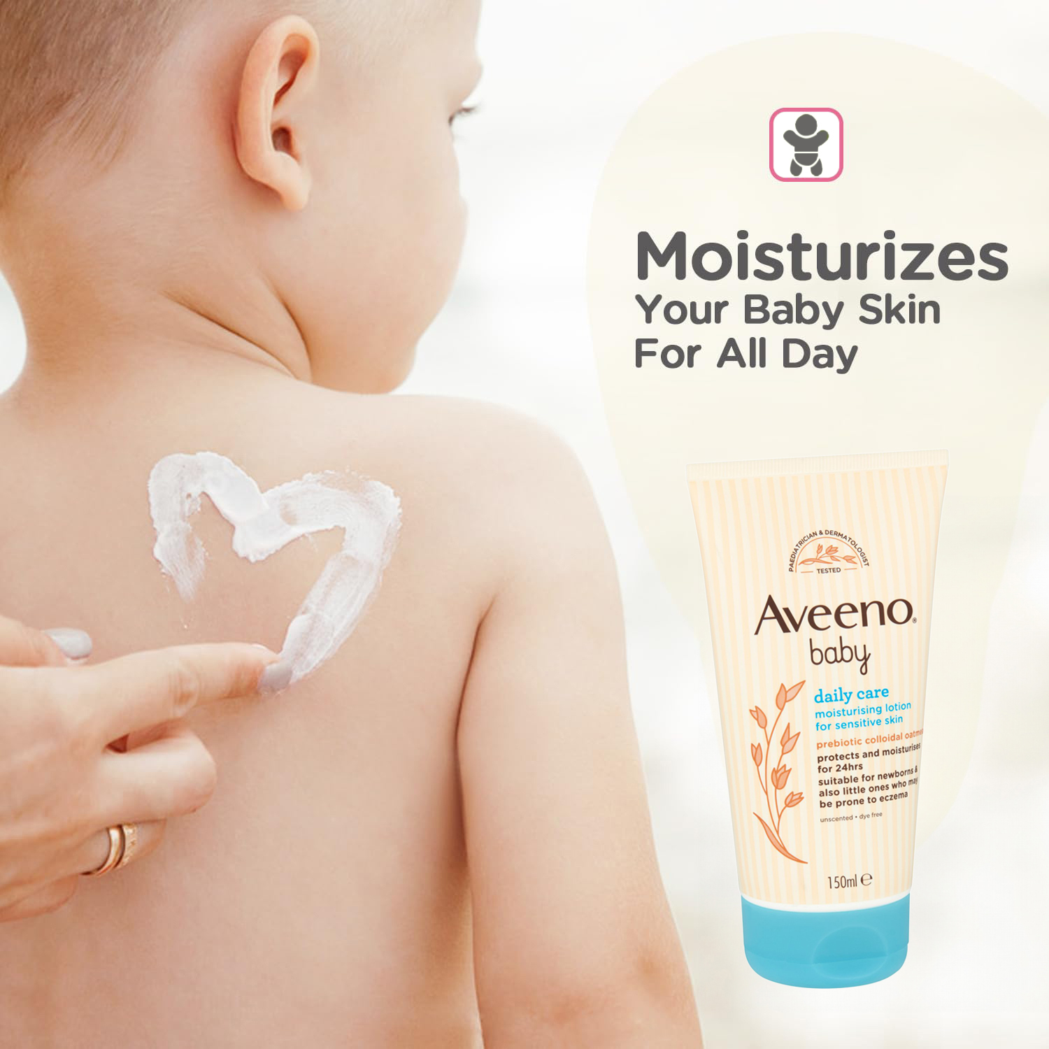 Picture of Aveeno Baby Daily Care Moisturizing Lotion - 150ml