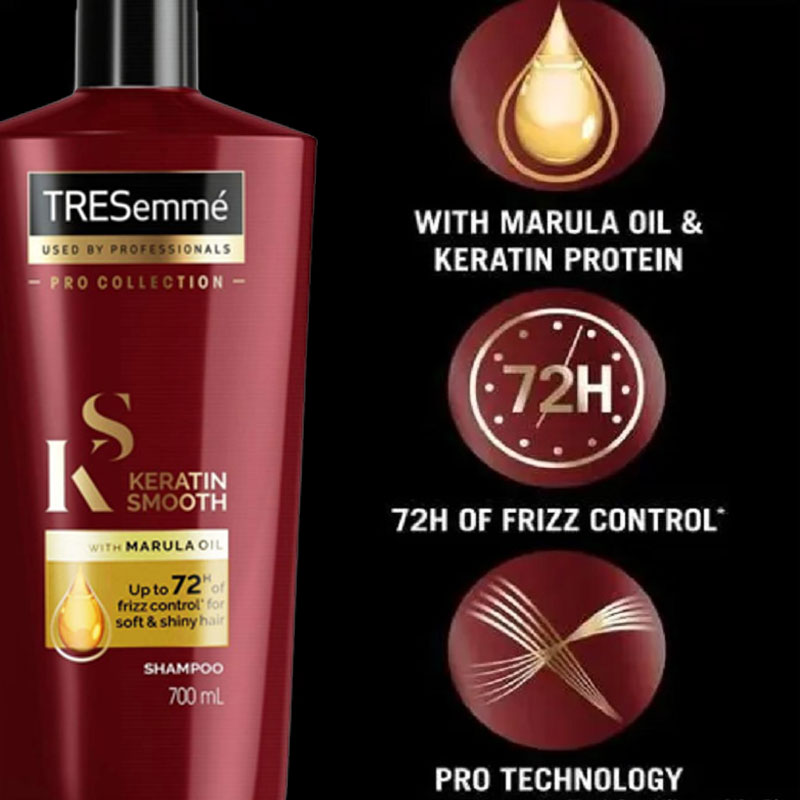 Picture of Tresemme Keratin Smooth With Marula Oil Shampoo 700ml