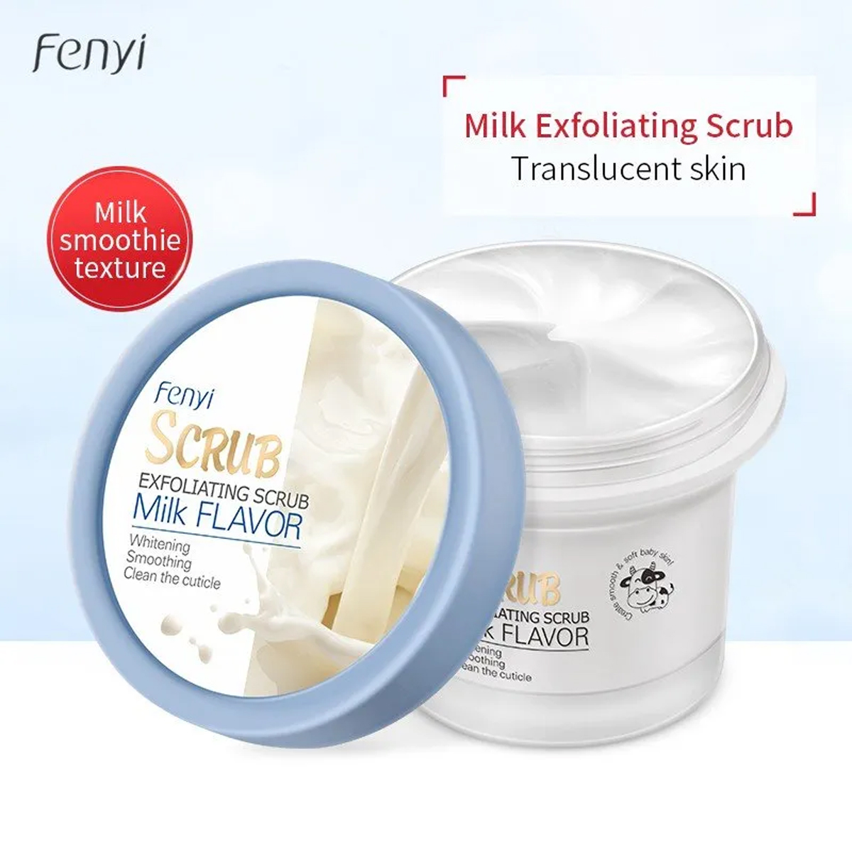 Picture of Fenyi Milk Flavor Body Exfoliating Scrub - 100gm