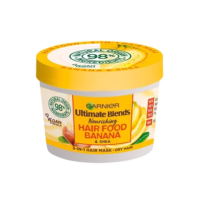 Picture of Garnier Ultimate Blends Hair Food Banana & Shea 3in1 hair Mask - 390ml