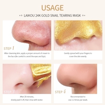 Picture of Laikou 24K Gold Snail Tearing Mask - 50g