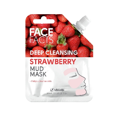Picture of Face Facts Deep Cleansing Strawberry Mud Mask - 60ml