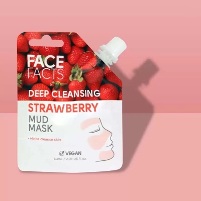 Picture of Face Facts Deep Cleansing Strawberry Mud Mask - 60ml