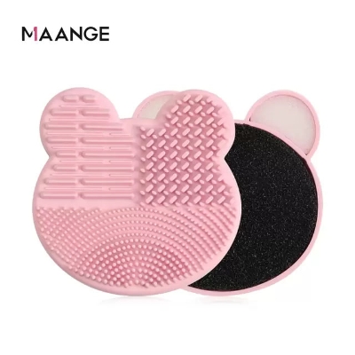 Picture of Maange Makeup Brush Cleaner Silicon Pad - Pink