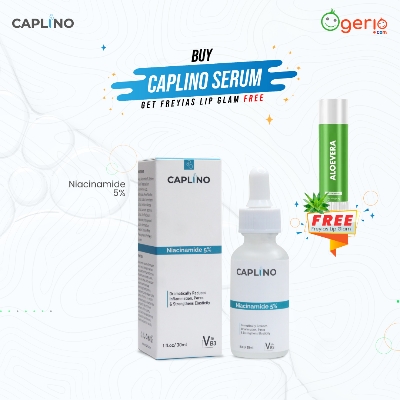 Picture of Buy Caplino Niacinamide 5% Serum Get Free Lip Balm