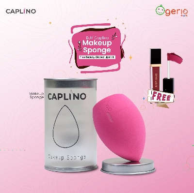 Picture of Buy  Caplino Makeup Sponge Magenta Get Free Matte Liquide Lipstick
