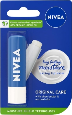 Picture of Nivea Long Lasting Moisture Carlng Lip Balm - Shea Butter ( Germany )