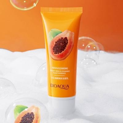 Picture of Bioaqua Papaya Purifying Moisturizing Cleanser - 100g