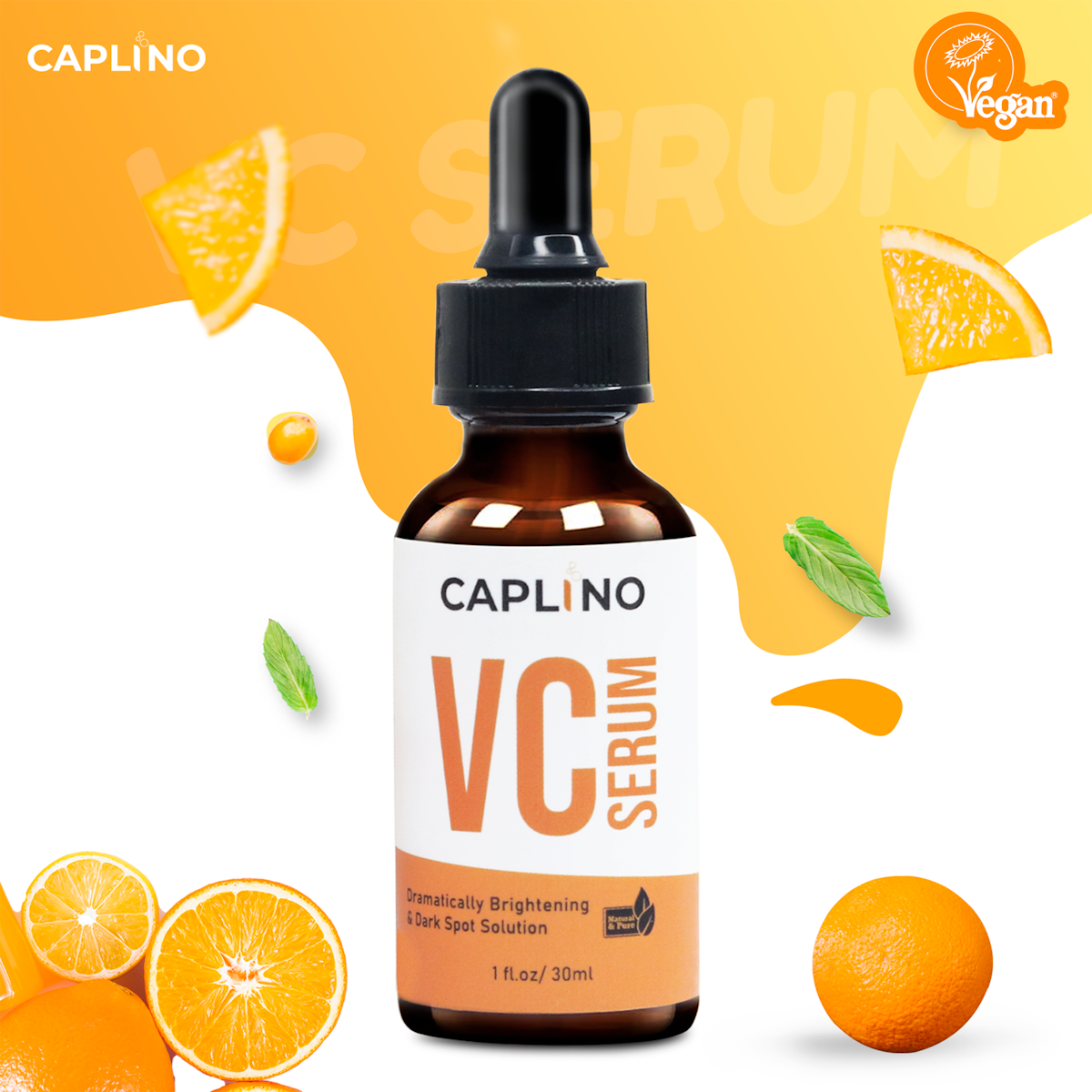 Picture of Caplino Vitamin C Serum + Light Moisturizer Combo - [30ml/50ml]