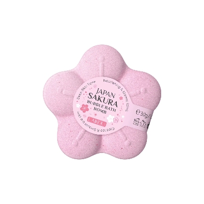 Picture of Laikou Japan Sakura Bubble Bath Bomb-30g