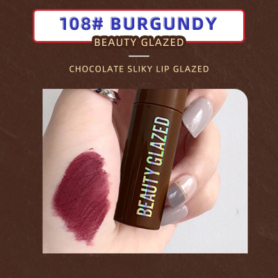 Picture of Beauty Glazed Chocolate Lipstick - 108# Burgundy