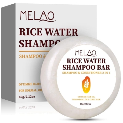 Picture of Melao Rice Water Shampoo Bar Conditioner 2 in 1