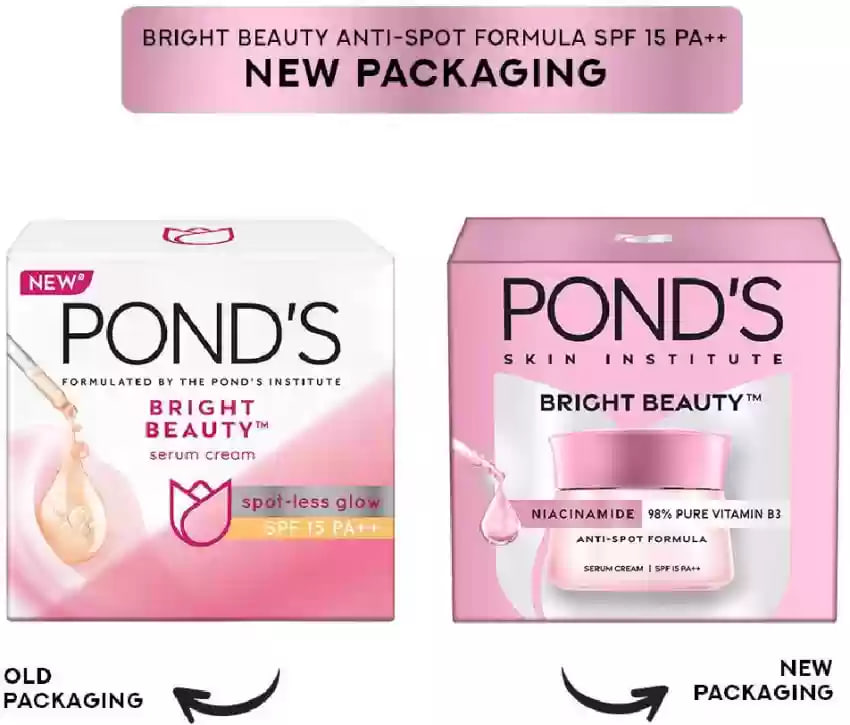 Picture of Ponds Bright Beauty Serum cream with niacinamide -50gm