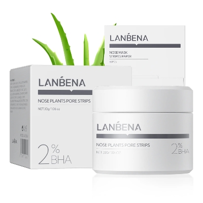 Picture of Lanbena Nose Plants Strips 2% BHA Mask Box - 30g