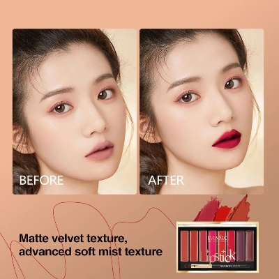 Picture of IMAGIC 8 Color Matte Lipstick Palette