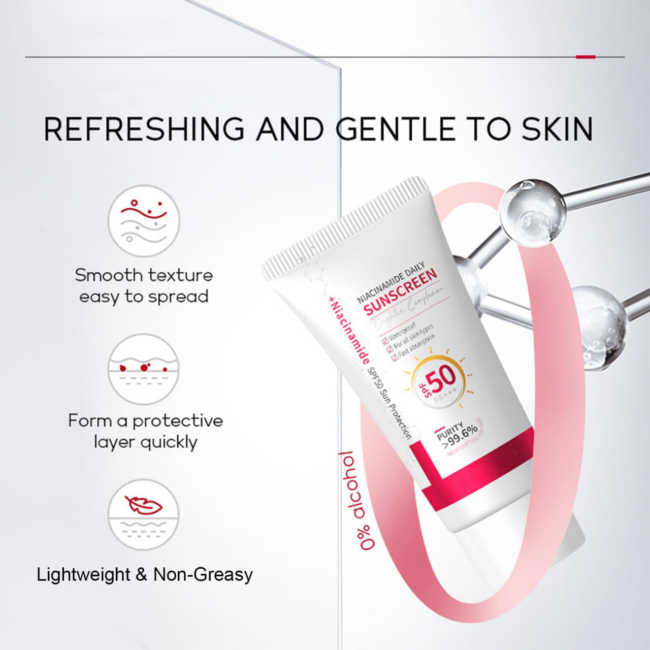 Picture of Laikou Pro Niacinamide Daily Sunscreen SPF50 PA+++  -50g