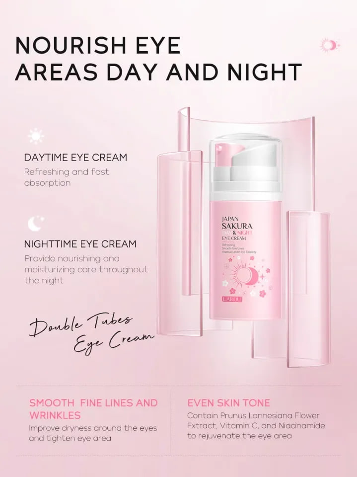 Picture of Laikou Japan Sakura Day & Night Eye Cream - 20g