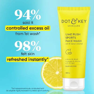 Picture of Dot & Key Lime Rush Sports Face Wash 100 ml