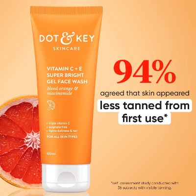 Picture of Dot & Key Vitamin C + E Super Bright Gel Face Wash 100ml