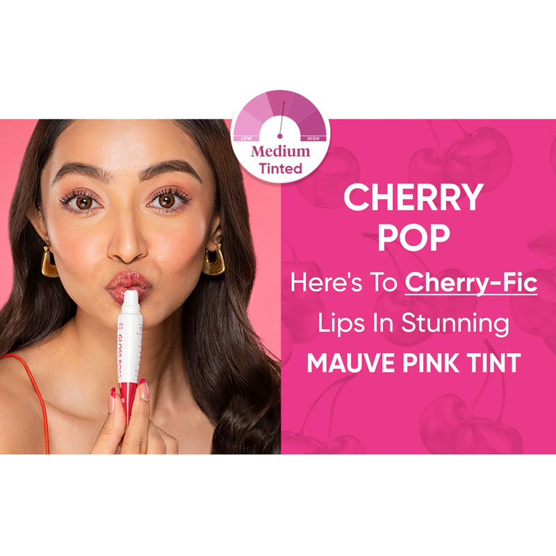 Picture of Dot & Key Gloss Boss Vitamin C + E Lip Balm with SPF 30 - Cherry Pop 12gm