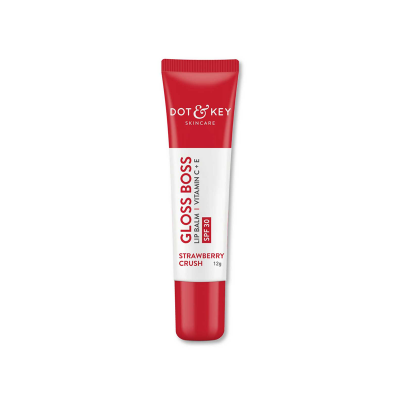 Picture of Dot & Key  Gloss Boss Vitamin C + E Lip Balm with SPF 30 - Strawberry Crush 12ml
