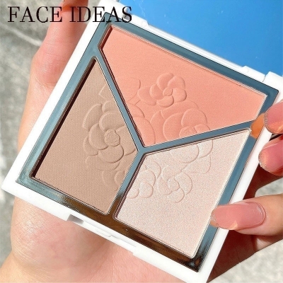 Picture of Lameila Powder Highlighter, Blush & Contour Palette 3-in-1