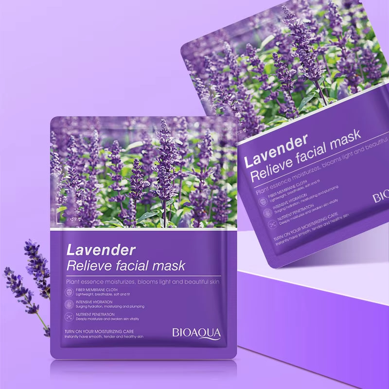 Picture of Bioaqua Lavender Relieve Facial Mask 35g