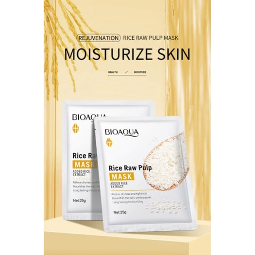 Picture of Bioaqua Rice Raw Pulp Sheet Mask 25g