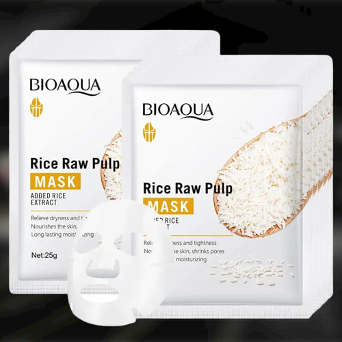 Picture of Bioaqua Rice Raw Pulp Sheet Mask 25g