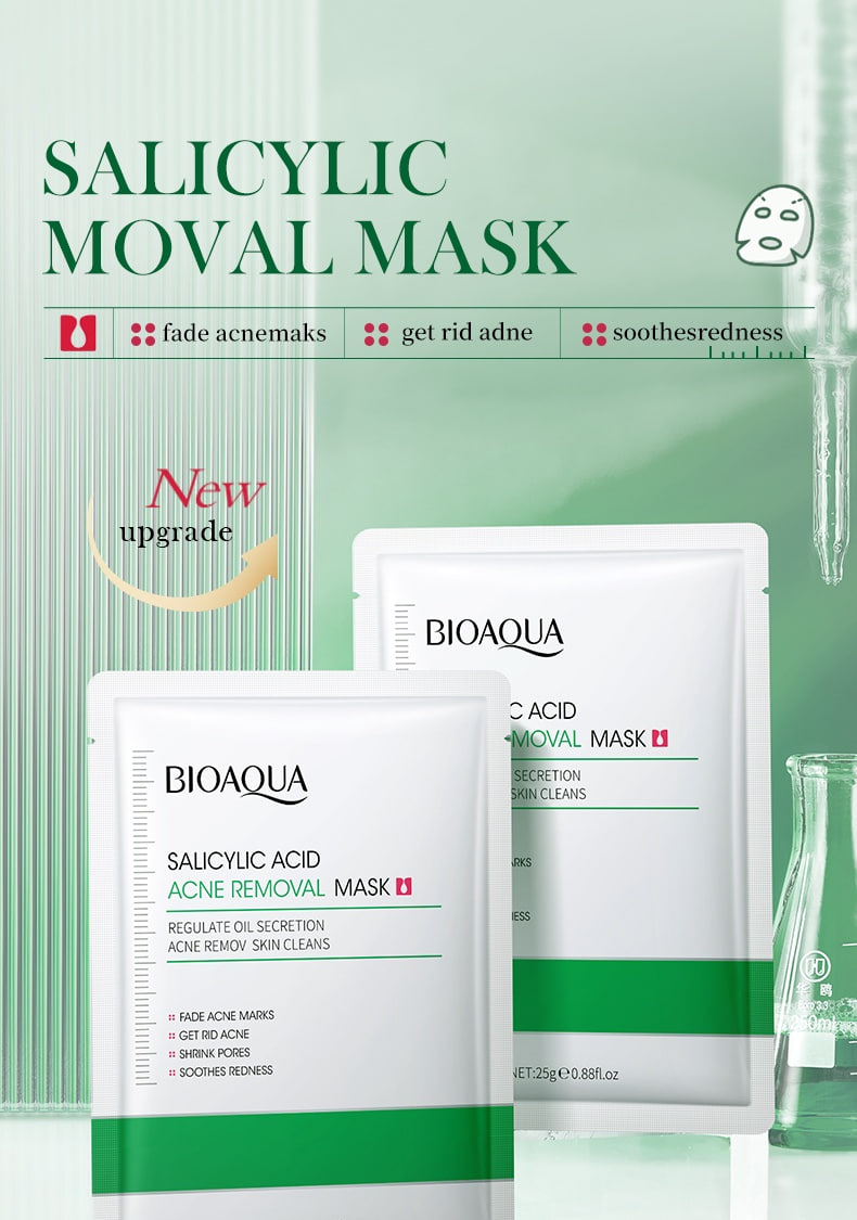 Picture of Bioaqua Salicylic Acid Acne Removal Sheet Mask - 25g