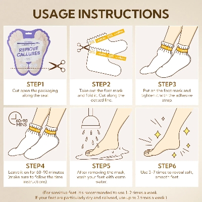 Picture of Lanbena Foot Peel Mask Lavender - 40g