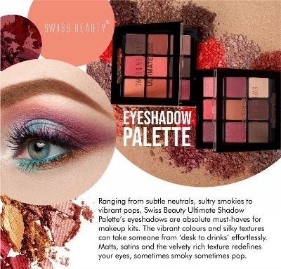Picture of Swiss Beauty Ultimate Eyeshadow Palette 9 Color 5