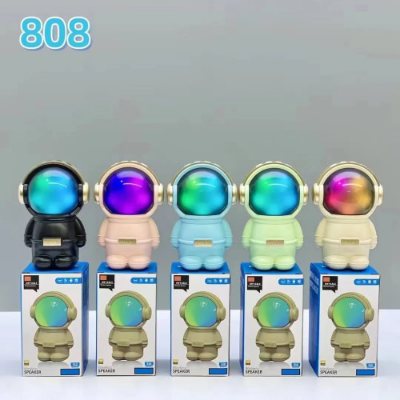 Picture of NEW 808 Astronaut Light Portable Radio Astronaut Smart BT Speaker Astronaut Design LED Night Light Music Speaker