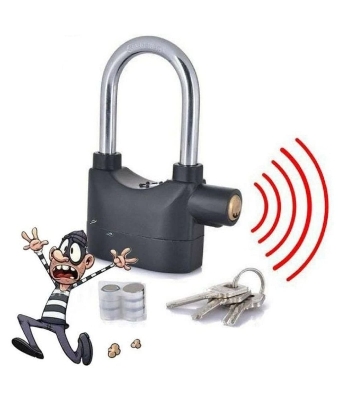 Picture of Digital Security Alarm Lock Anti Theft Motion Sensor Alarm Lock For Home, Office, Bike