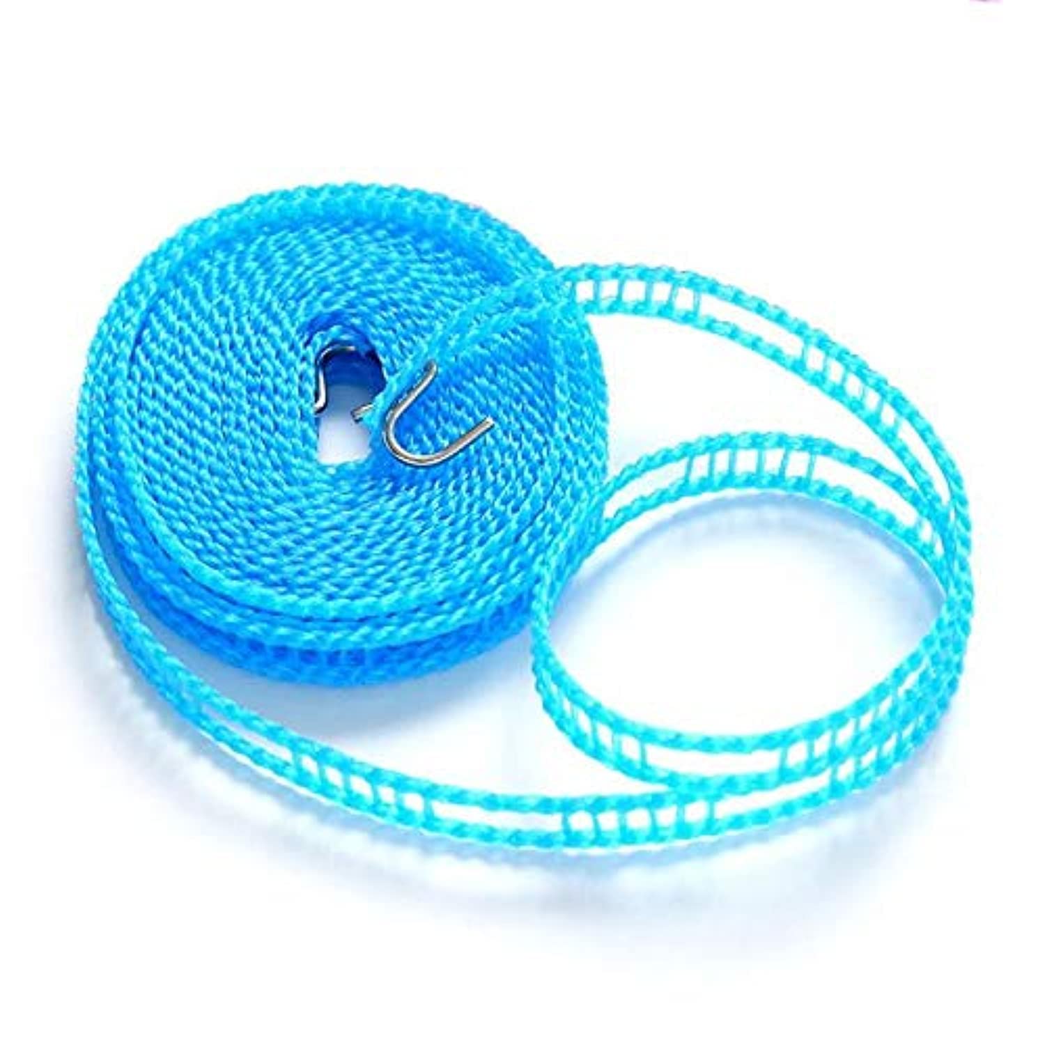 Picture of 16 feet Multi-Function Anti-Wind Rope Anti Slip Clothes line Cloth Hanging Rope With - hanger