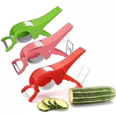Picture of Vegetable/ Fruit Multi Cutter and Peeler - Multicolor