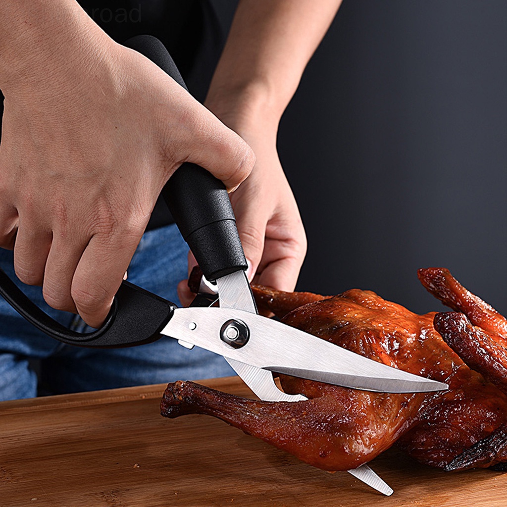 Picture of Fish/Chicken Cutting Scissor Super Power Kitchen Scissors Stainless Steel Cutter Tools - Kitchen Accessories - Pitha Maker -chicken scissor accessories