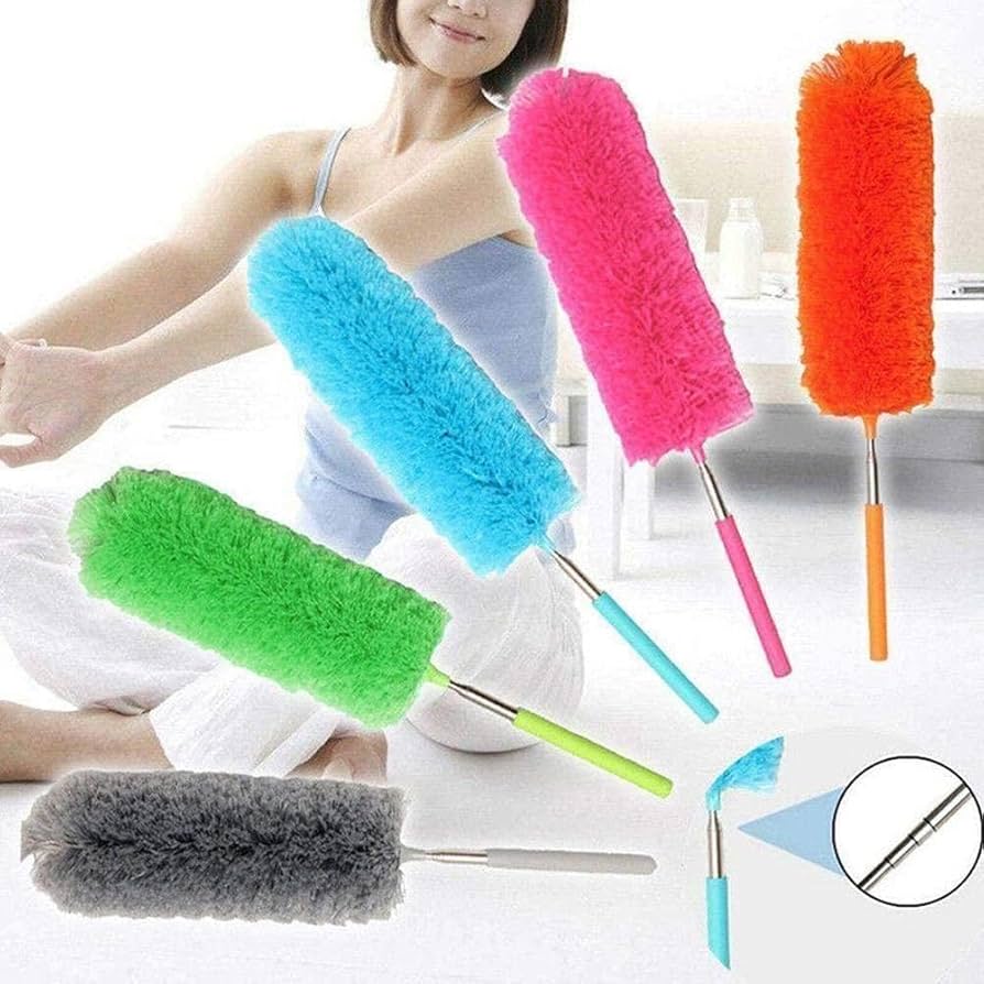 Picture of Microfiber Dust Brush Furniture Cleaning Extendable Long Dusters