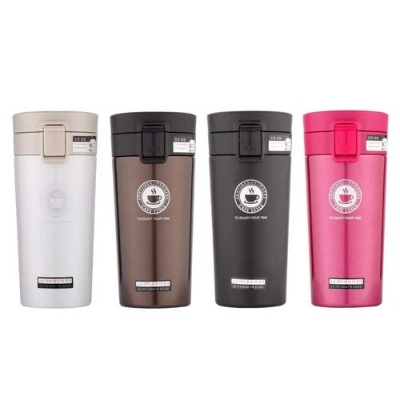 Picture of 380ml Portable Coffee Mug With Filter Double Wall Stainless Steel Vacuum Flasks Water Bottle Car Thermocup Thermos Tumbler Cup