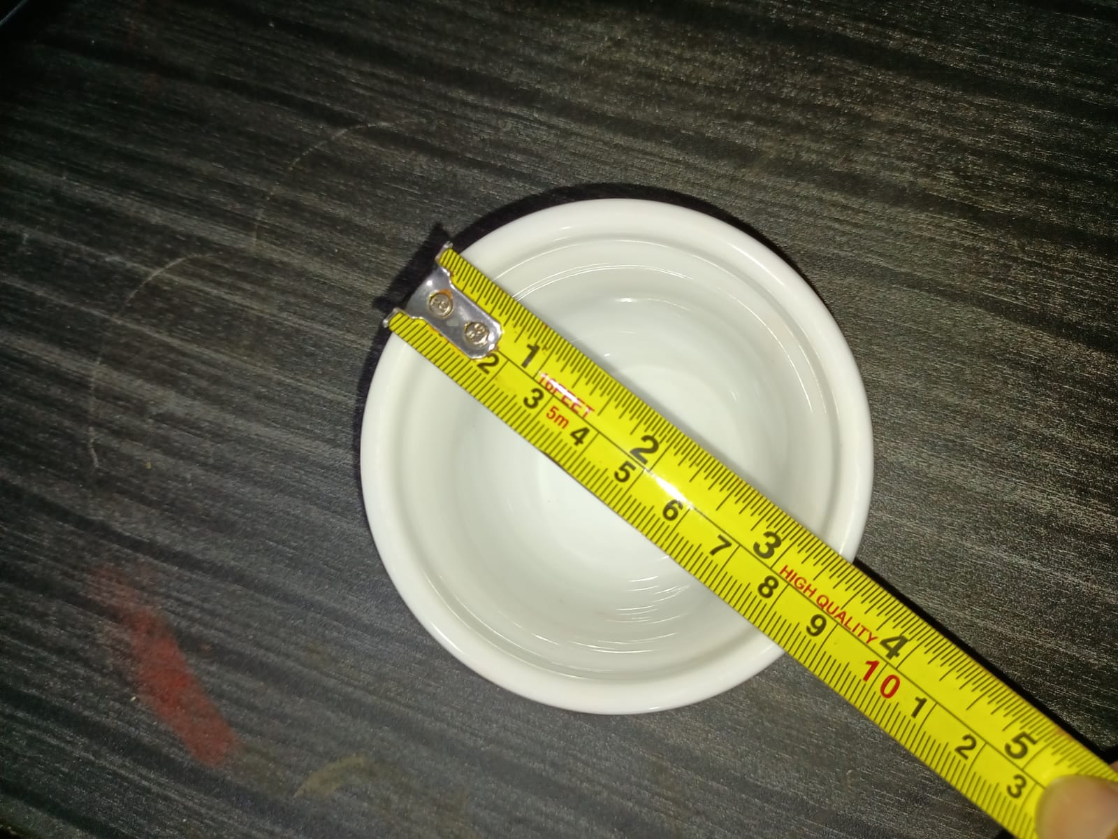 Picture of 3.4 inch Ceremic white serving dishes Round Dessert / sauce porcelain bowl