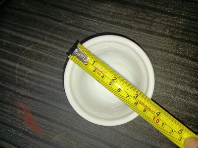 Picture of 3.4 inch Ceremic white serving dishes Round Dessert / sauce porcelain bowl